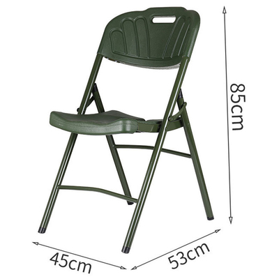 Blow Molded Portable Camping Chair Camping Gear Military Green Command Chair Wholesale