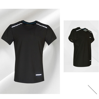Black Polyester Tactical T Shirt Military Anti Static Reflective Night Vision Army Tactical Shirt