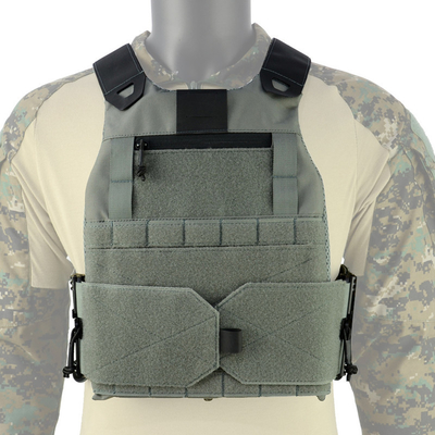 Lightweight Quick Release Military Tactical Vest With Front And Rear EVA Guards