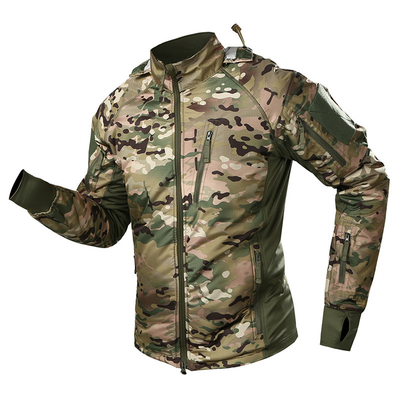 FG Camouflage Lightweight Fleece Tactical Jacket Military Waterproof