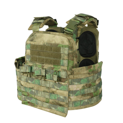 Custom 1000D Nylon Abrasion Resistant Tactical Vest With Quick Release Buckles