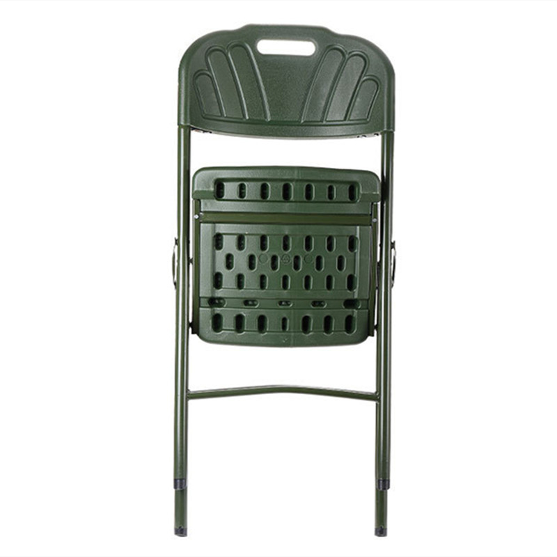 Blow Molded Portable Camping Chair Camping Gear Military Green Command Chair Wholesale