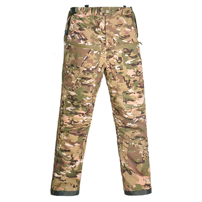 3XL Lưu trữ nhiệt Quân đội chiến thuật CP Camouflage quần bông với khóa kín bên